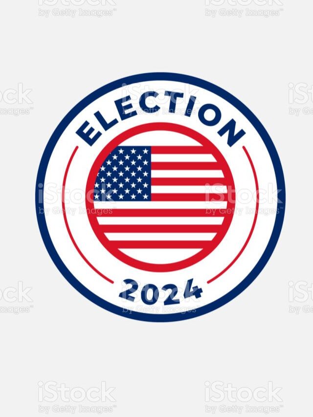 2024 United States of America presidential election vote banner.